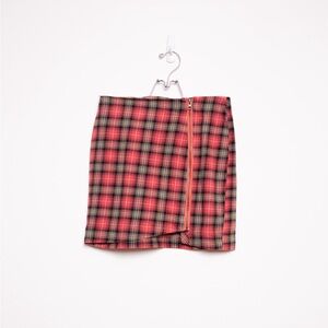 Y2K Junk Food Plaid skirt